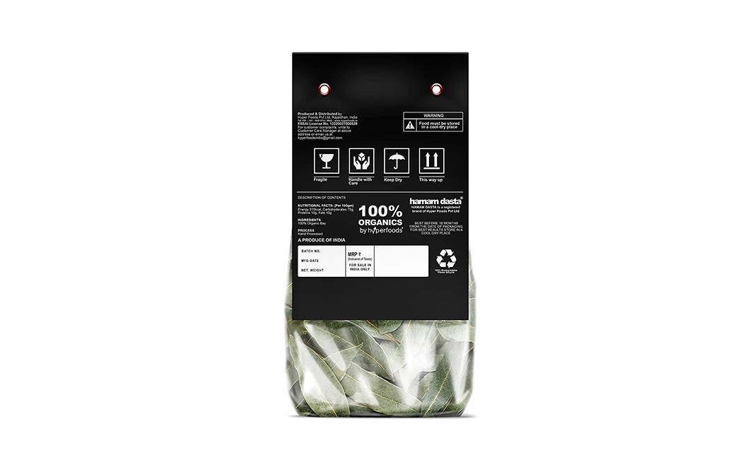 Hamam Dasta Organic Bay Leaf    Pack  50 grams